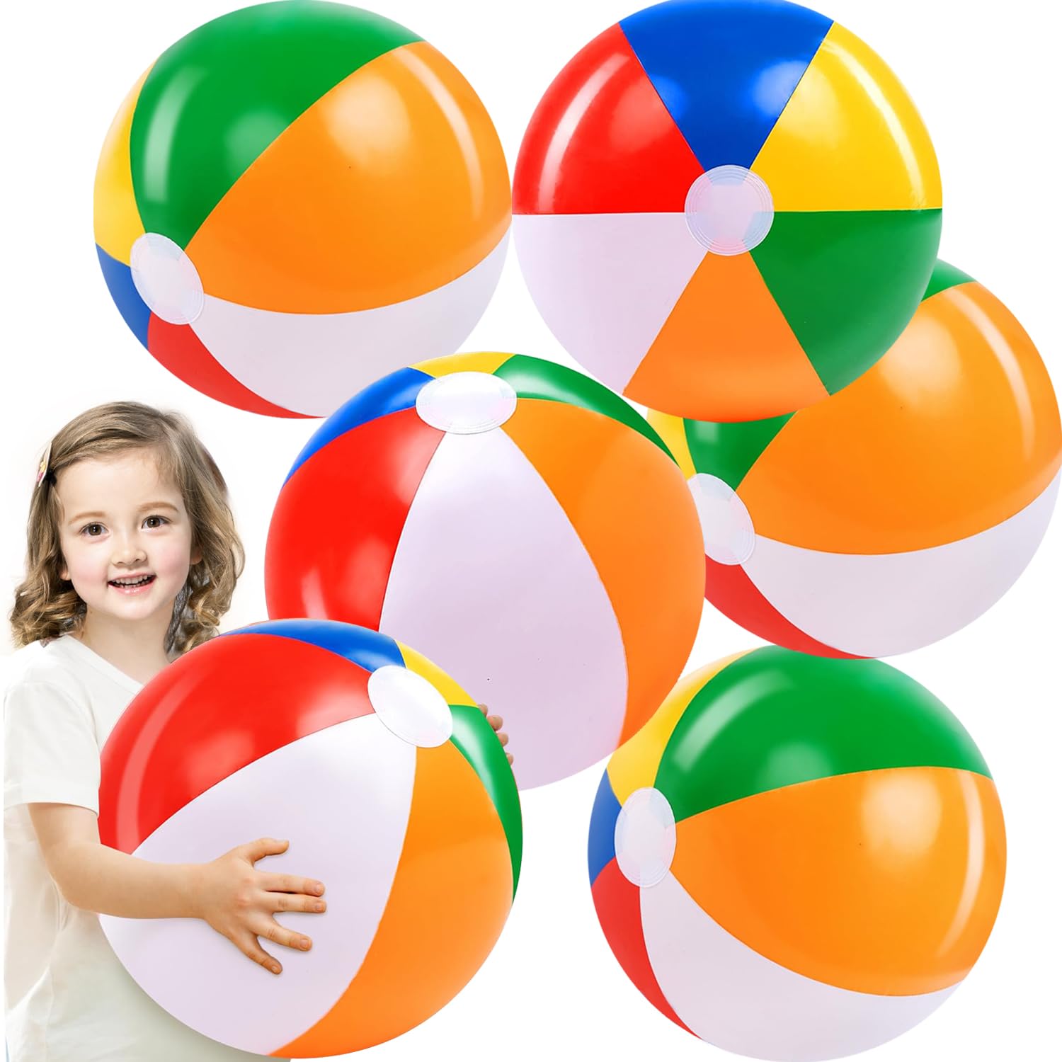 Balón De Rugby Hinchable Para Niños – Multicolor Con Válvula, Ideal Para Playa Y Piscina (20 Cm)