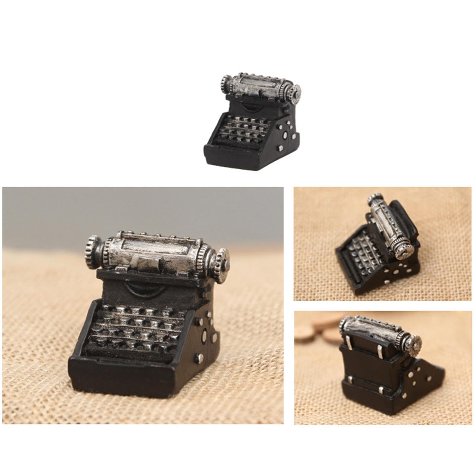 Amazon.co.jp: Mdikawe ミニタイプライターの装飾品、ミニ蓄音機像