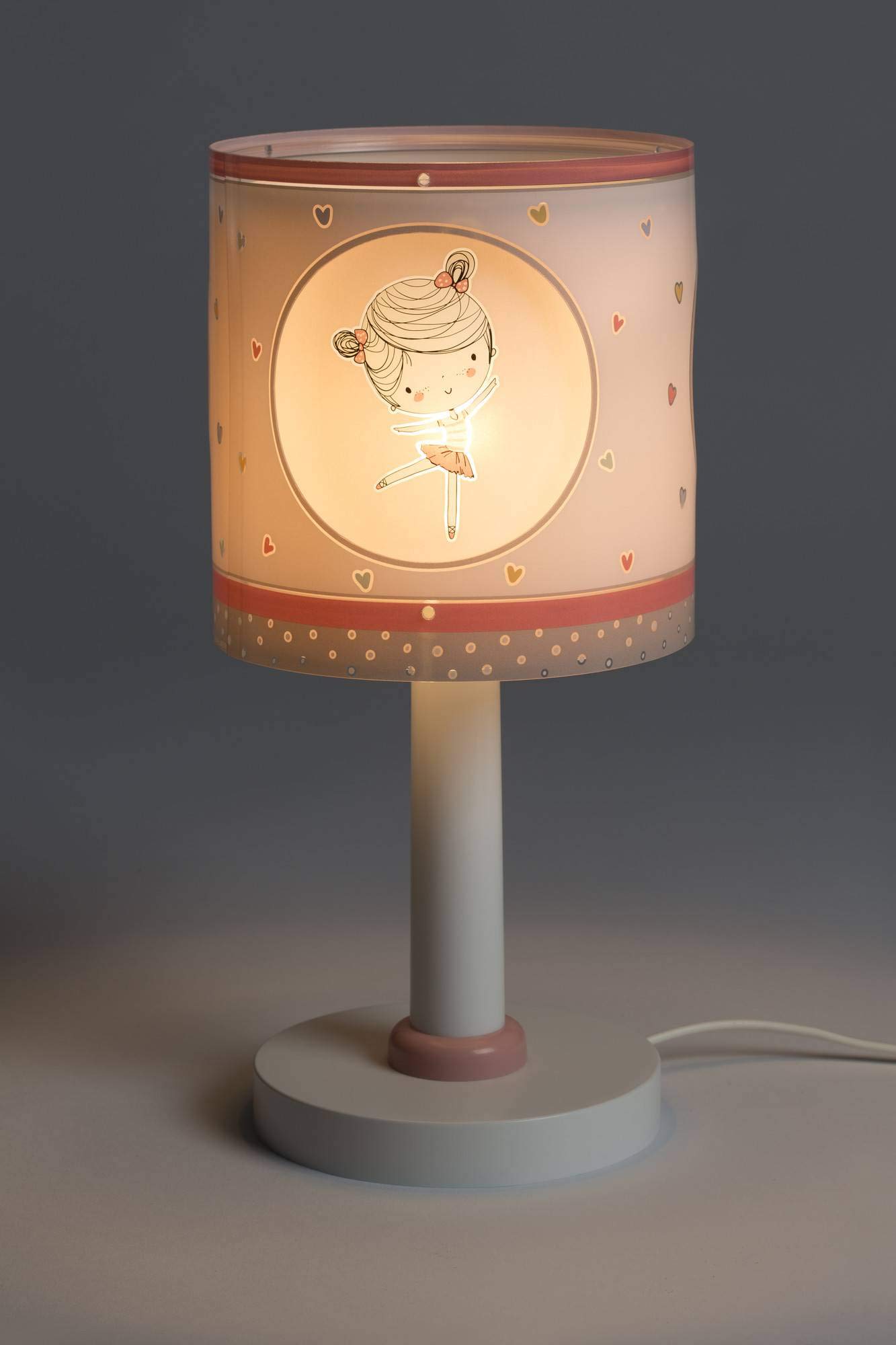 Dalber Lampe De Chevet Ou De Table Enfant Veilleuse Ballerine, 60911