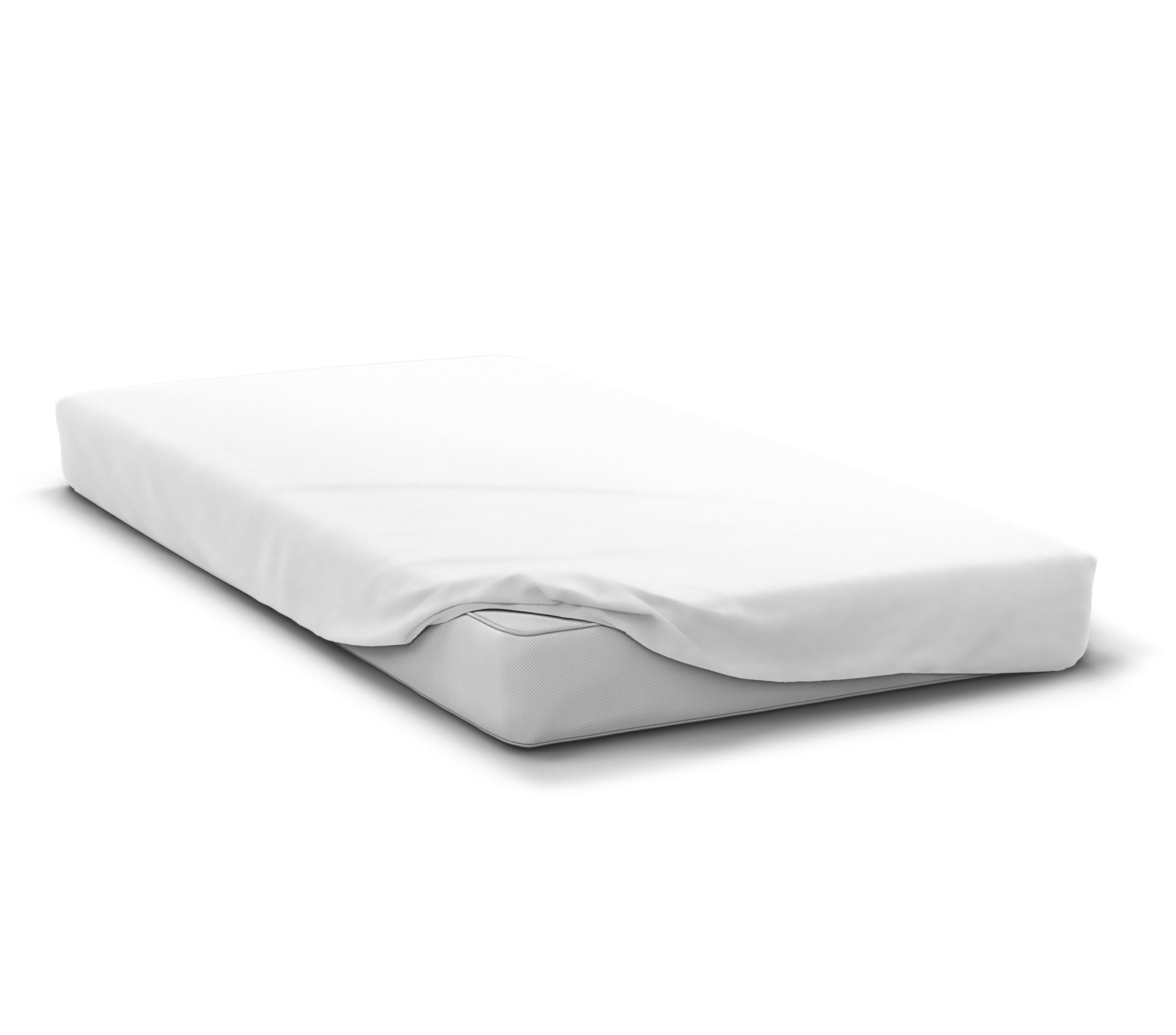 Fitted Sheet 160 x 200 + 30 cm White