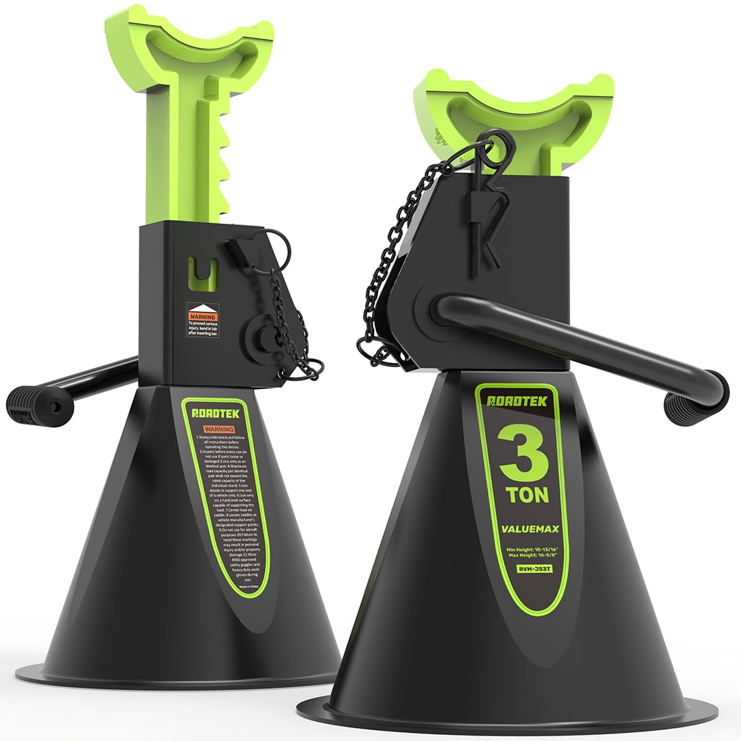 Jack Stands 3 Ton with Double Locking, Heavy Duty Car Jack Stands, 1 Pair
