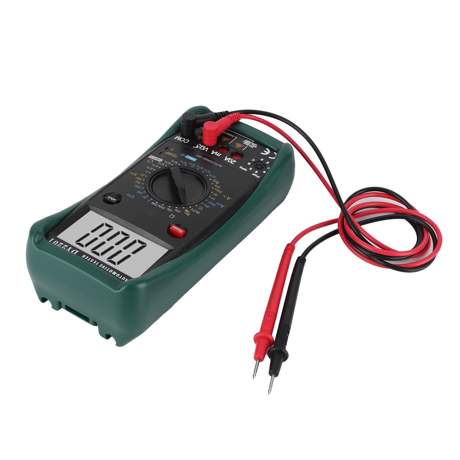 Multimetro Digitale Automotive Range Tester per la Misurazione di Tensione, Corrente, Resistenza e Numero di Giri