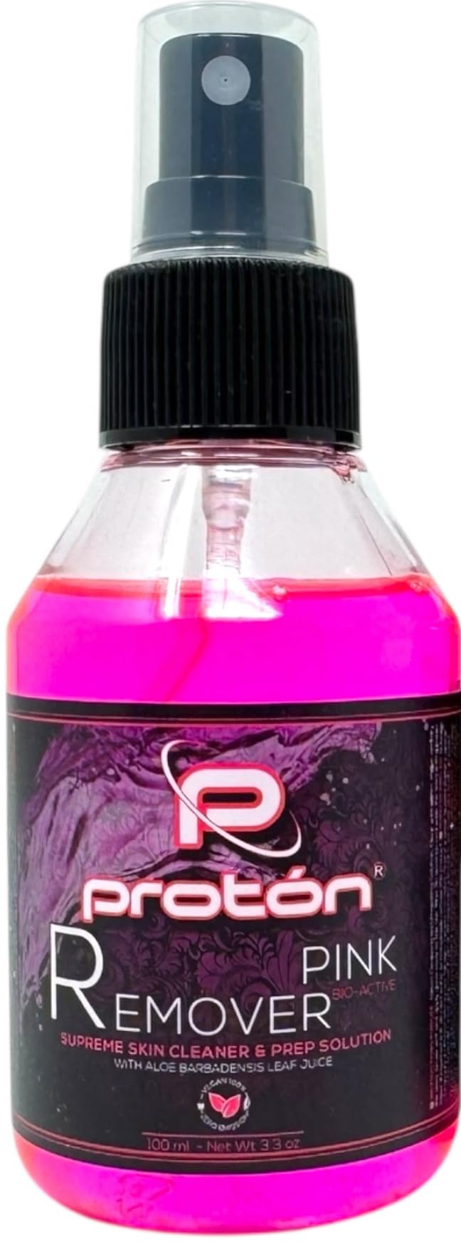 Proton Professional Stencil Eraser Spray Rosa Pink - 100ml - Reiniger/Entferner - Stempel Entferner - Tattoo INKgrafiX® Deutschland - PROFI STUDIO