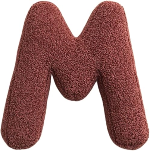 Zuwxeu Inglés Letras Almohada ABCD Letras Cojín Creativo Decorativo Almohadas