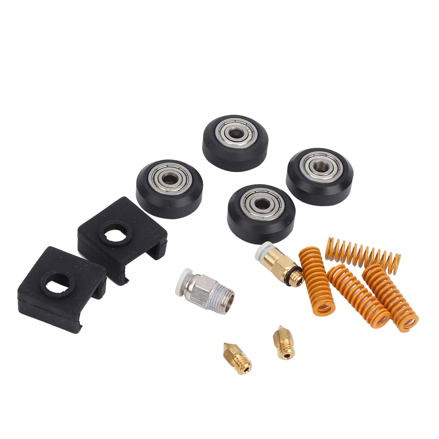 review 3D Printer Accessories, Upgrade Wheel Spring Pneumatic Connector Socket Set Tool, fit for Ender 3 / Ender 3 Pro Upgrade Spare Parts Accessories