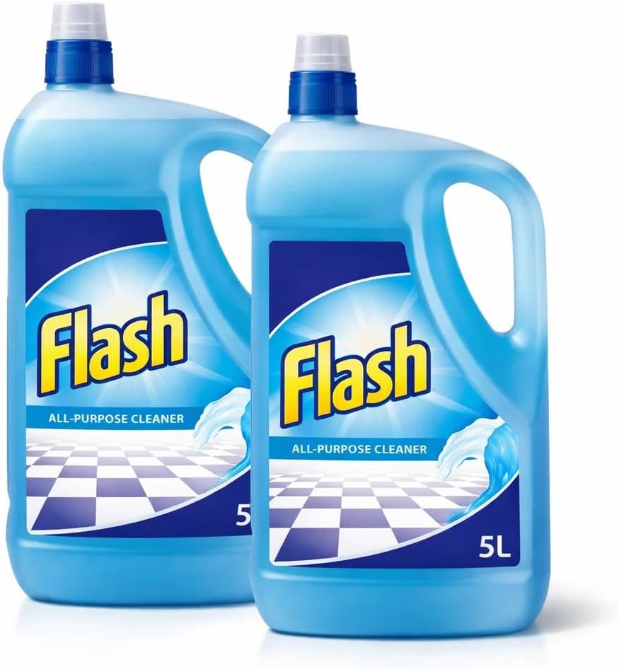 Flash All Purpose Cleaner 2 x 5L – Ocean Multi Surface Cleaner – Concentrated Floor & Hard Surface Cleaning Liquid