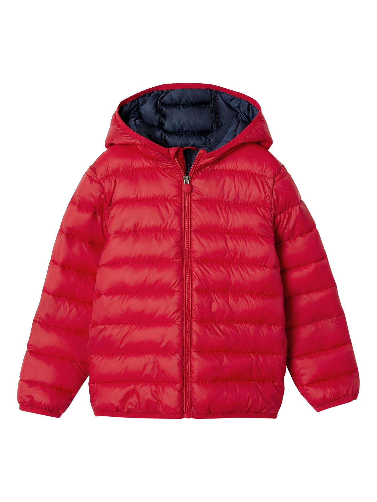 Vertbaudet Jungen Steppjacke mit Kapuze und Recycling-Polyester, Übergangsjacke