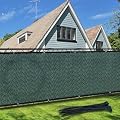 Privacy Screen Fence, TOTU 6ft x 50ft Heavy Duty Net Cover, for Wall Garden Yard Outdoor Home Decoration, Green