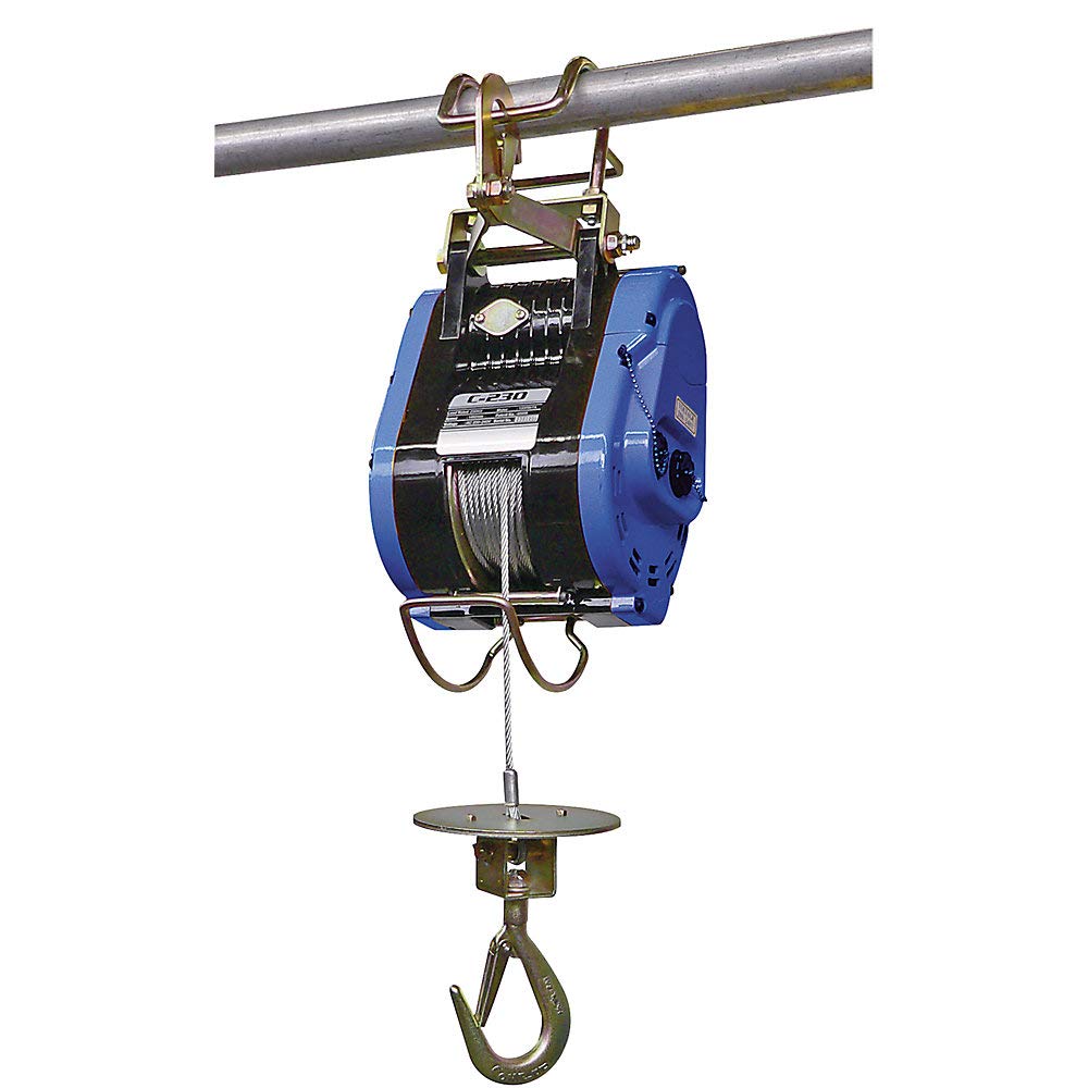 PLANETA H20621 Bauseilwinde, TYP BW-160, Tragfähigkeit in allen Seillagen 160 kg, Seilgeschwindigkeit 15 - 22 m/min., 30 m Hubhöhe, 230 V