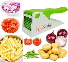 Chopper Potato Chipser French Fries Chips Maker Machine Vegetable Slicer Kitchen Tool & Accessories Unbreakbale - Green