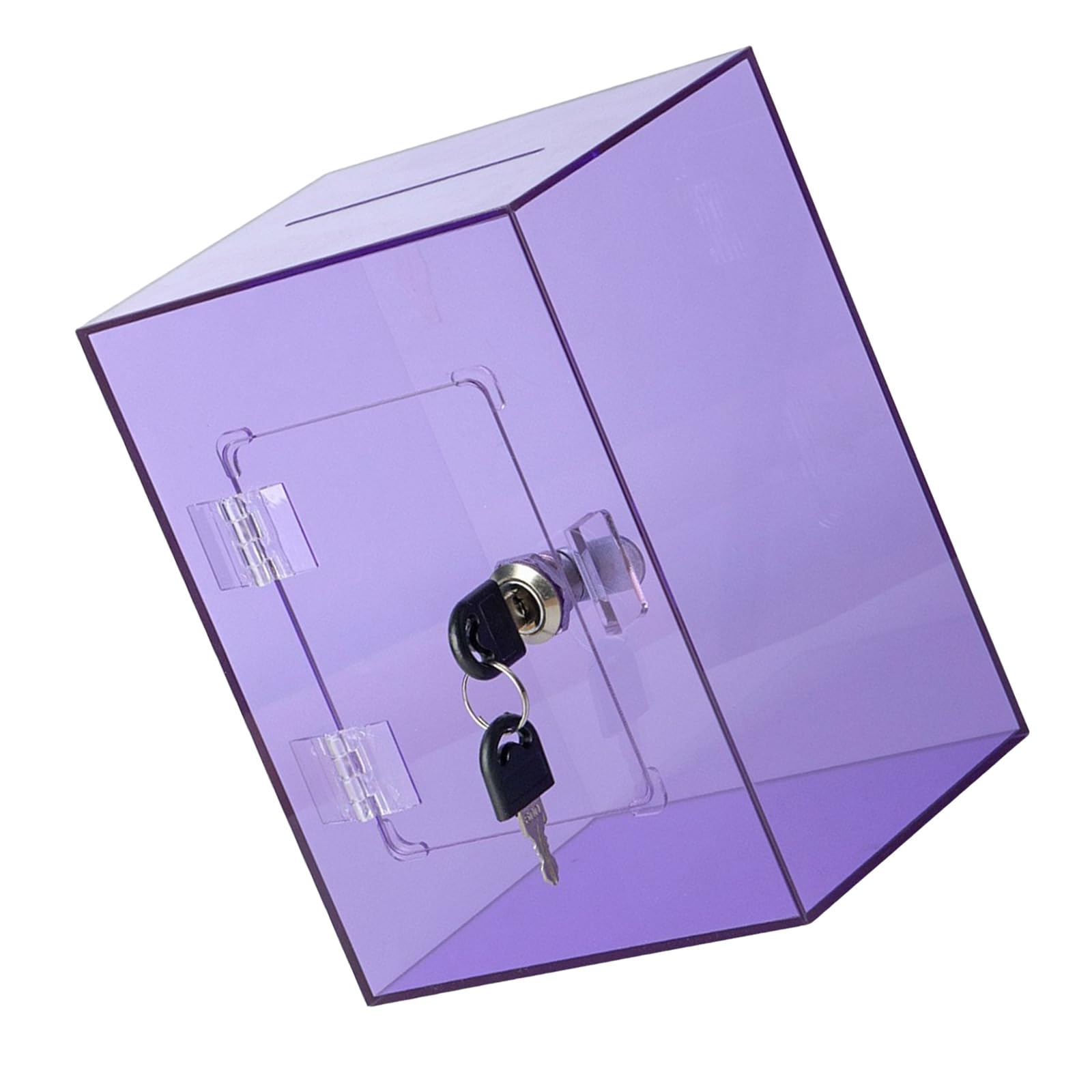 Unbreakable Clear Cash Storage Jar With Child Friendly Savings Container Thick Acrylic Construction Secure Savings Jar With Removable