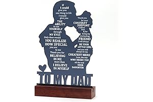 Fathers Day Sign Gifts for Dad from Daughter, Acrylic Hug Sign