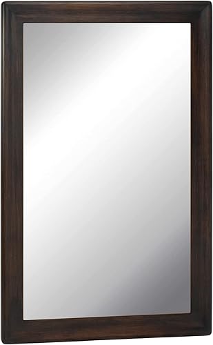 Vista 16 de CULER Espejo de pared de madera blanca para baño, espejos colgantes rectangulares de 20 x 16 pulgadas con marco de madera para sala de estar