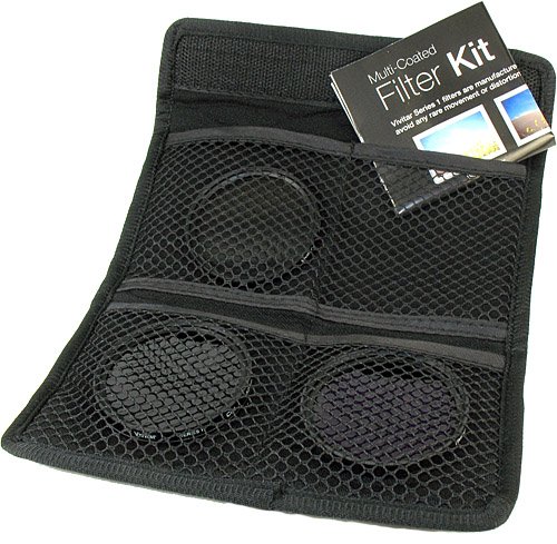 Vivitar Series 1 3-Piece Multi-Coated Hd Pro Filter Set (52Mm Uv/Cpl/Nd8) #TOP1