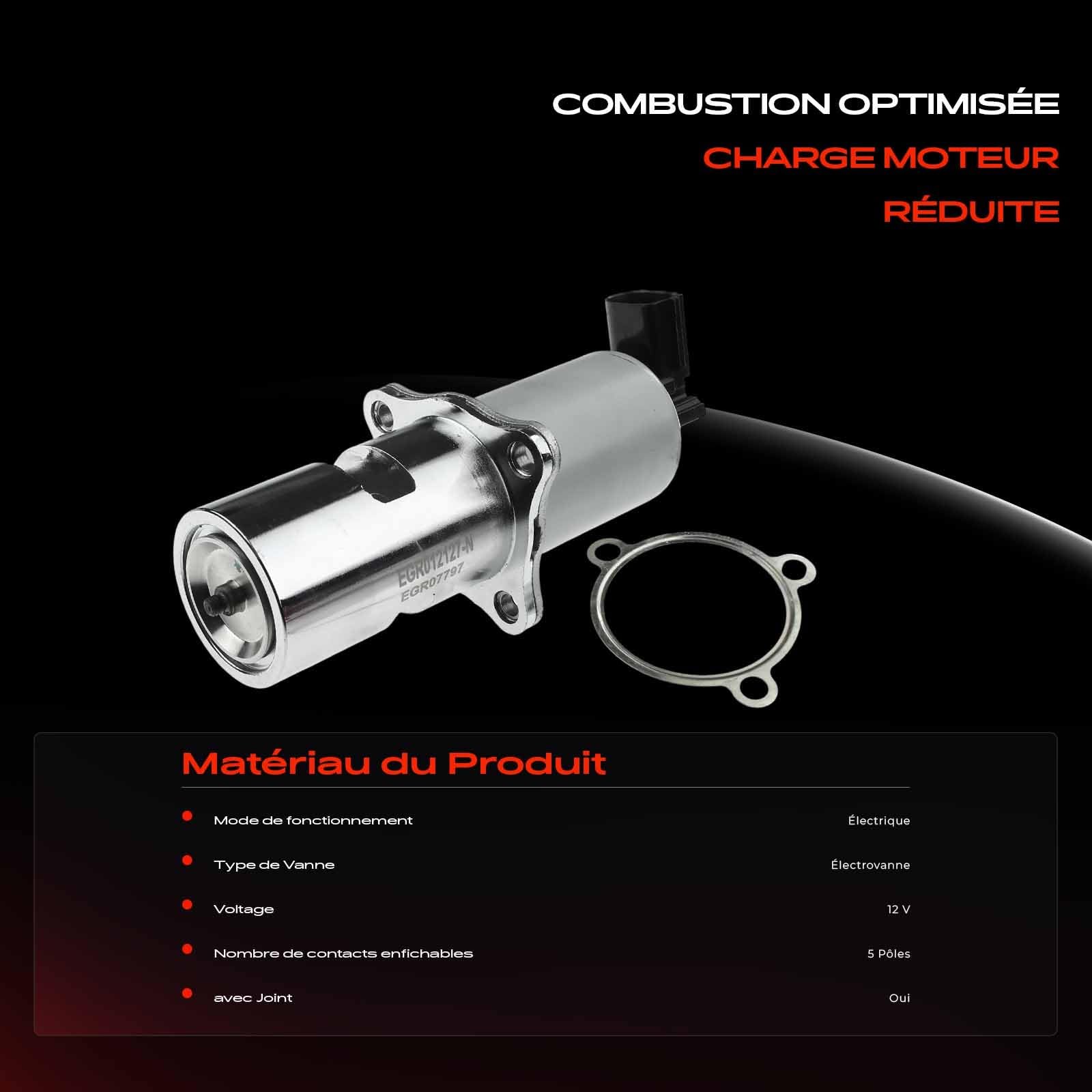 Frankberg Vanne EGR de recirculation des gaz d'échappement 7700107797