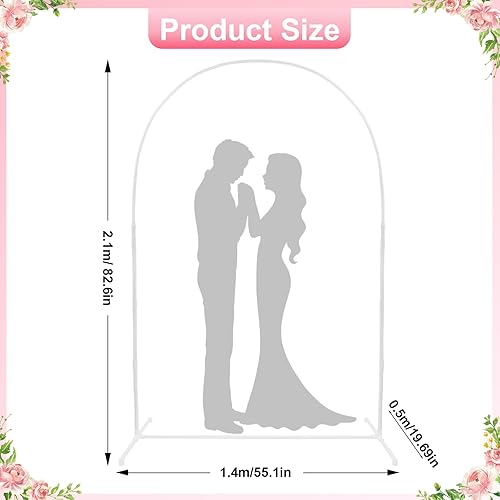 Miniatura 5 de Soporte de arco de globos, soporte de columna de globos para arco de globos con base, bolsas de agua, soporte de arco de globos para boda,