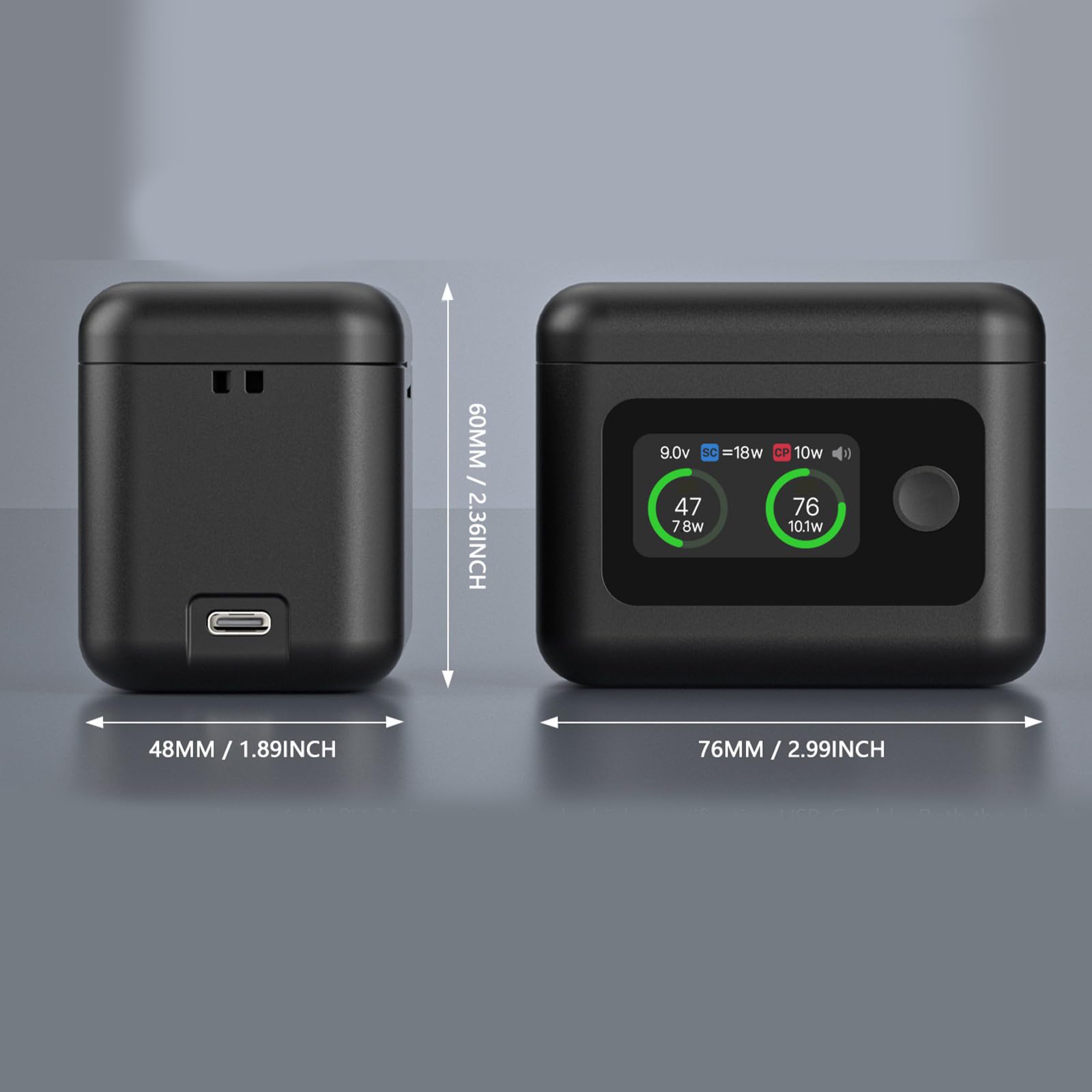 Base de carga universal ABS compatible con baterías dobles, pantalla LCD y carga de dispositivos móviles para adaptador de batería de cámara