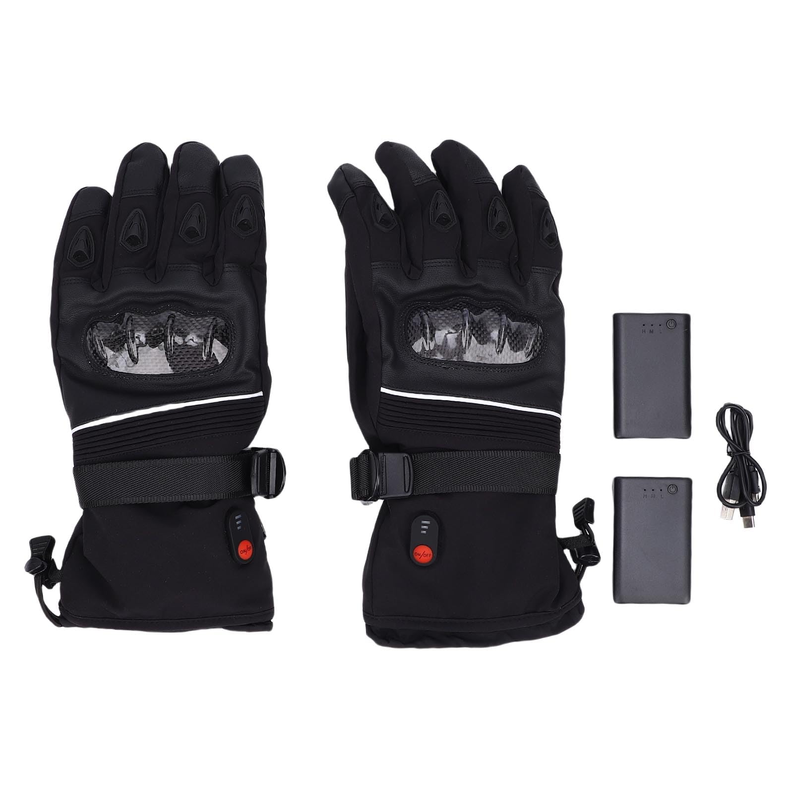 Riscaldati USB Ricaricabili per Uomo e Donna – Scaldamani Elettrici con Doppia Batteria per Ciclismo, Sci, Snowboard Ed Escursionismo