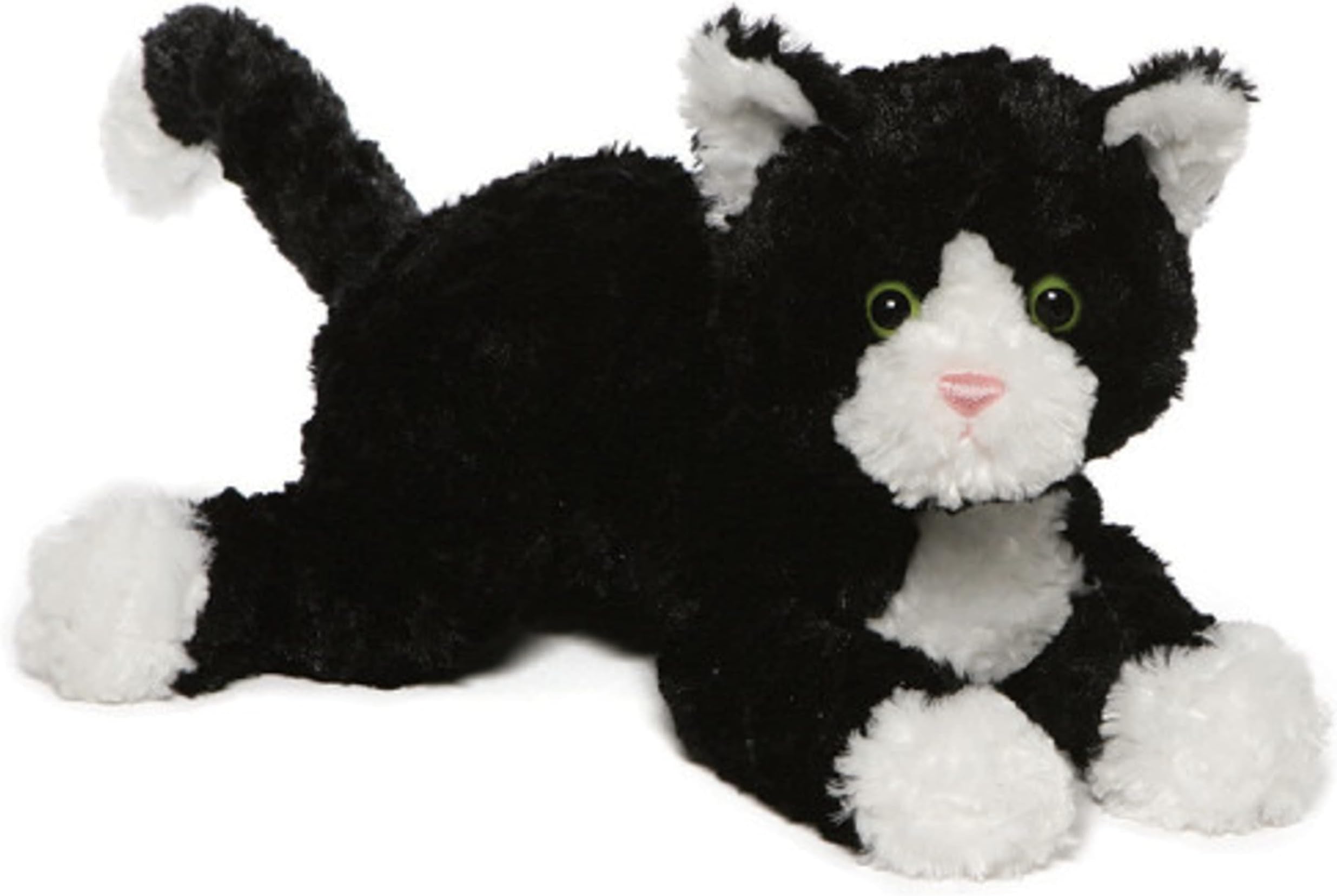 Sebastian Tuxedo Kitten Plush Toy, Premium Cat Stuffed Animal for Ages 1 and Up, Black/White, 14”
