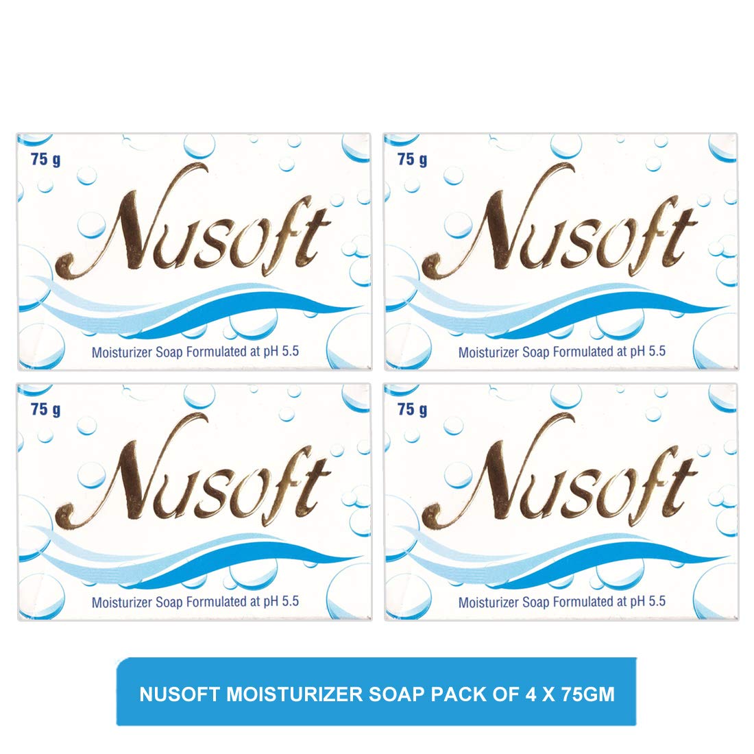 Nusoft moisturizer soap - moisturizer soap(pack of 4)75g-image-24