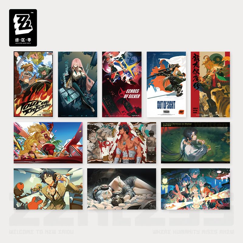 ゼンゼロ ポスターコレクション 8枚セット Amazon.co.jp: ゼンレスゾーンゼロ ゼンゼロ ZZZ 公式グッズ 正規品