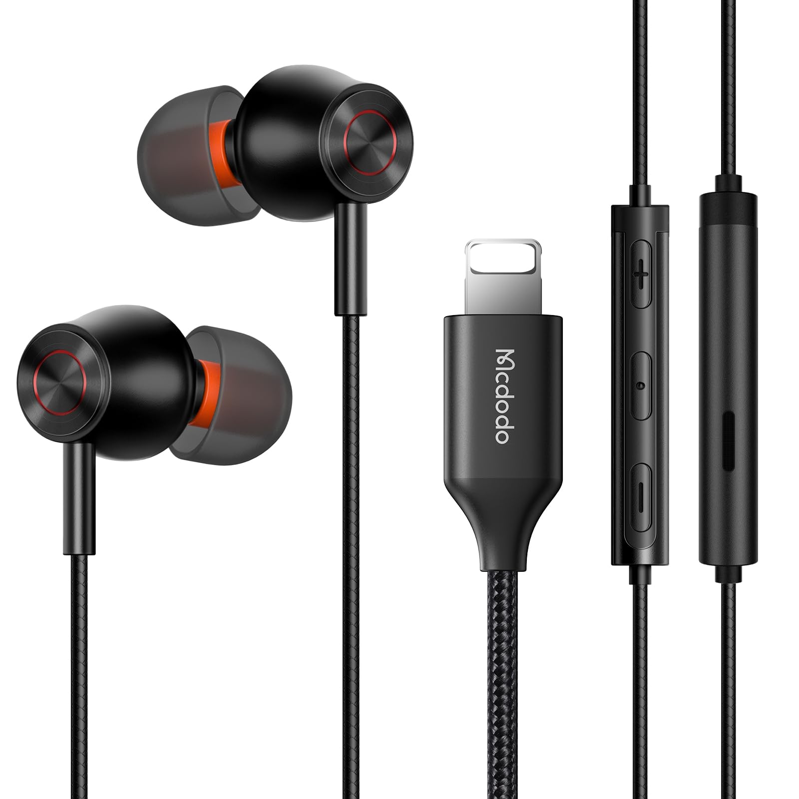 Amazon.co.jp: Mcdodo イヤホン 有線 マイク付き ライトニング