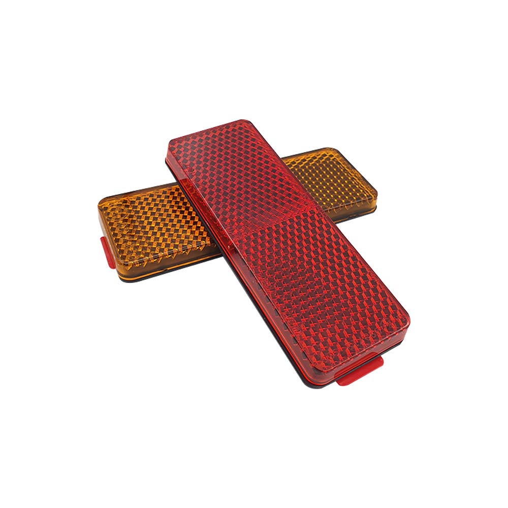 Snapklik.com : Rectangular Reflectors - Safety Spoke Reflective Quick ...