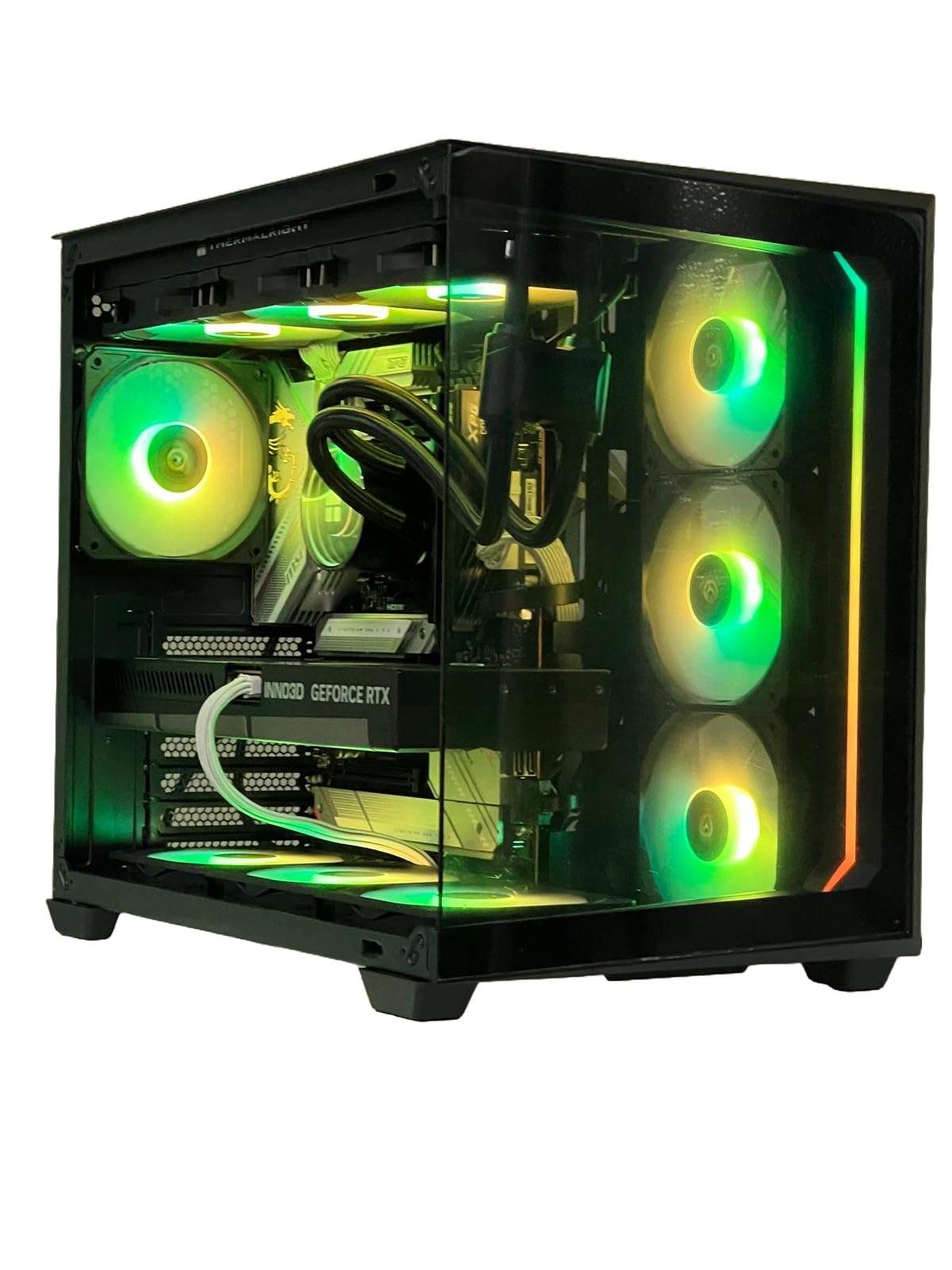 EMCA4 Computer Gaming PC Assemblato Ryzen 9 9950X3D - RX 9070XT 16GB - SSD M.2 1TB nvme Gen4 - Ram 32GB DDR5 6000mhz EXPO - ARGB - Windows 11 - WIFI + BLUETOOTH - DIssipatore a liquido 360mm NERO