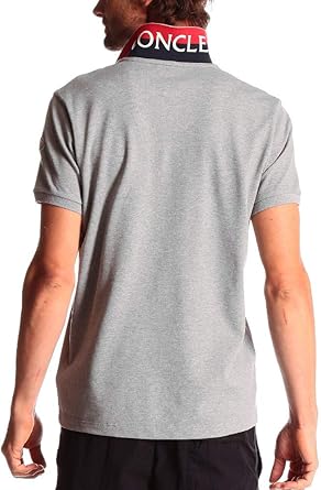 Amazon | [モンクレール] 襟 裏 ロゴ 半袖 ポロシャツ メンズ ポロ