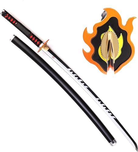 Miniatura 1 de ZGLQ Demon Slayer Katana Kimetsu no Yaiba Anime japonés Kamado Tanjirou Kochou Shinobu Cosplay Prop Espada réplica