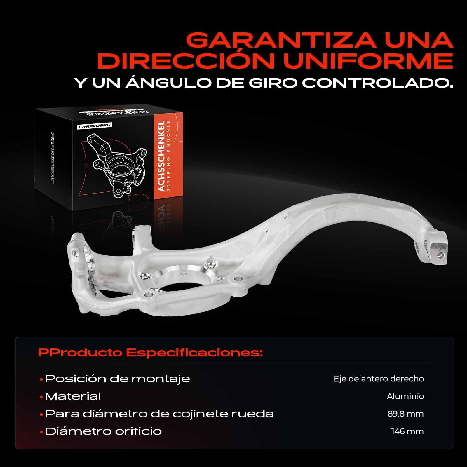 Frankberg Mangueta de dirección Delantero derecho Compatible con A4 Avant 8K5 A6 Avant 4G5 4GD A6 Allroad 4GH 4GJ Q5 8RB A4 8K2 Replace# 4G0407254A