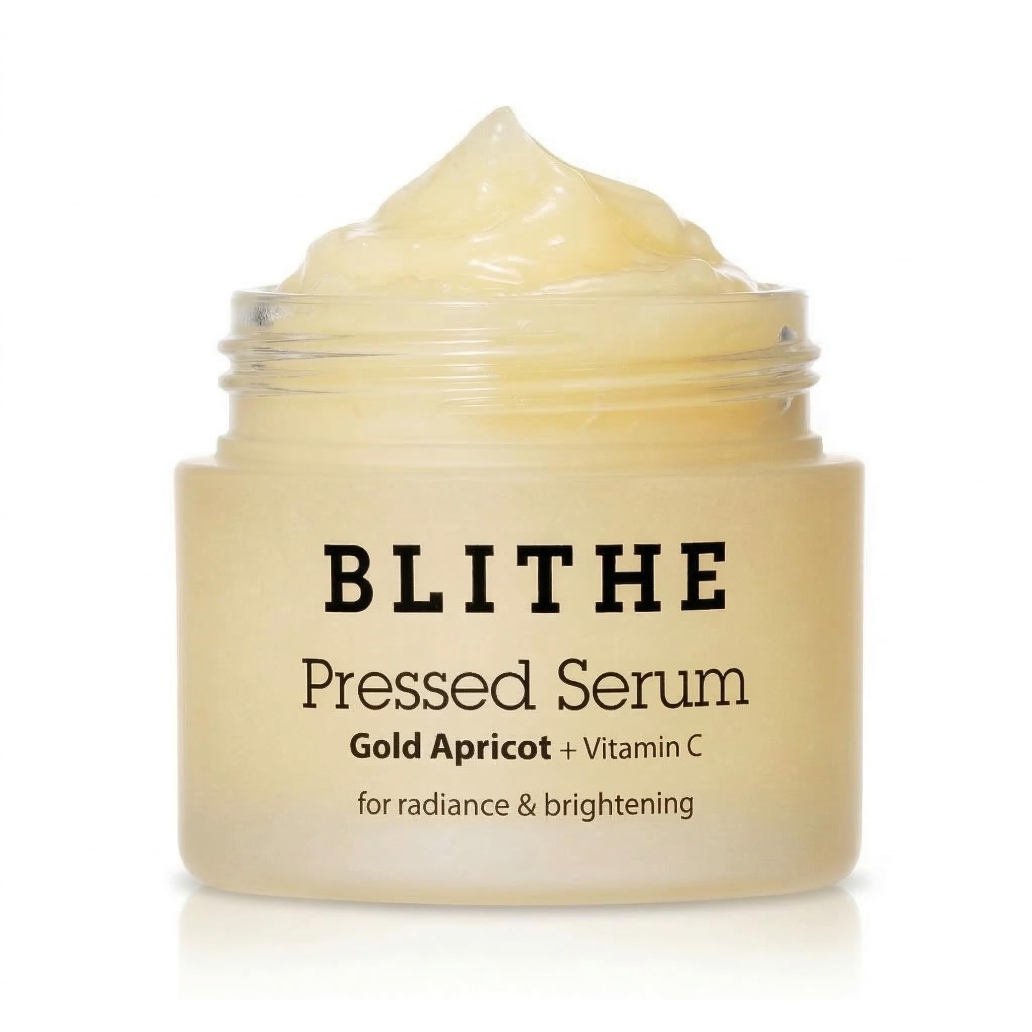 BLITHE Pressed Serum Gold Apricot With Kojic Acid & Vitamin C | Glow Serum for Face | Glass Skin Korean Skincare & Face Moisturizer for Dry Skin, 0.91 fl oz