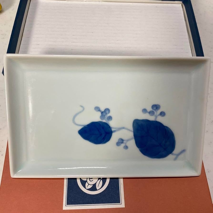 Amazon.co.jp: ︎たち吉 長角皿 平皿 彫ぶどう 焼き物皿 5枚セット