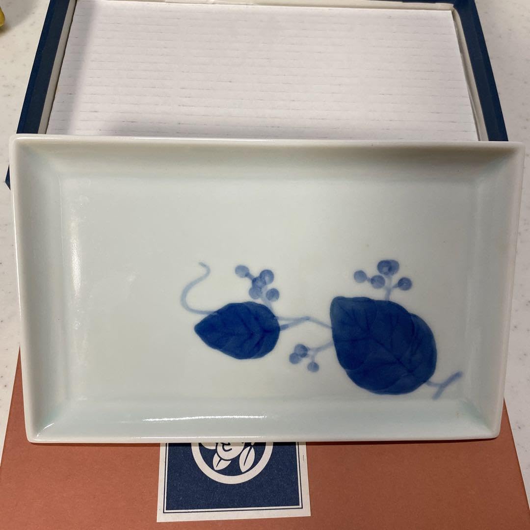 Amazon.co.jp: ︎たち吉 長角皿 平皿 彫ぶどう 焼き物皿 5枚