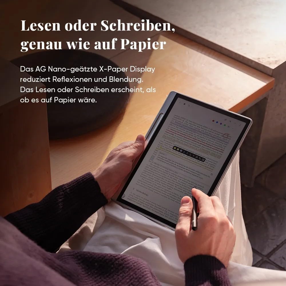 XPPen 10,95" Standalone Zeichentablett mit Display Magic Note Pad | Android 14, 3 Farb-Modi, 90 Hz Bildwiederholfrequenz, 16K Druckstufen, zum Denken, Schreiben und Lesen
