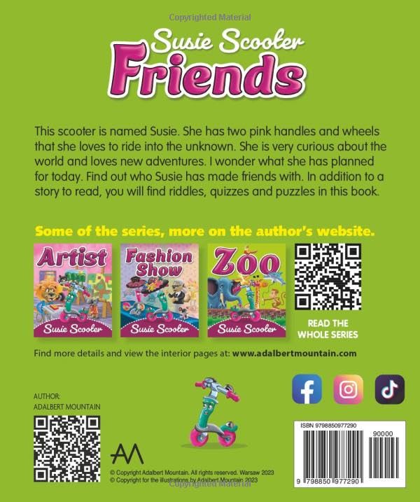 Miniatura 2 de Friends Susie Scooter Adventures of Susie and her Friends My First Adventure Book with Activities Your Kids will Love the Story of Susie's ...