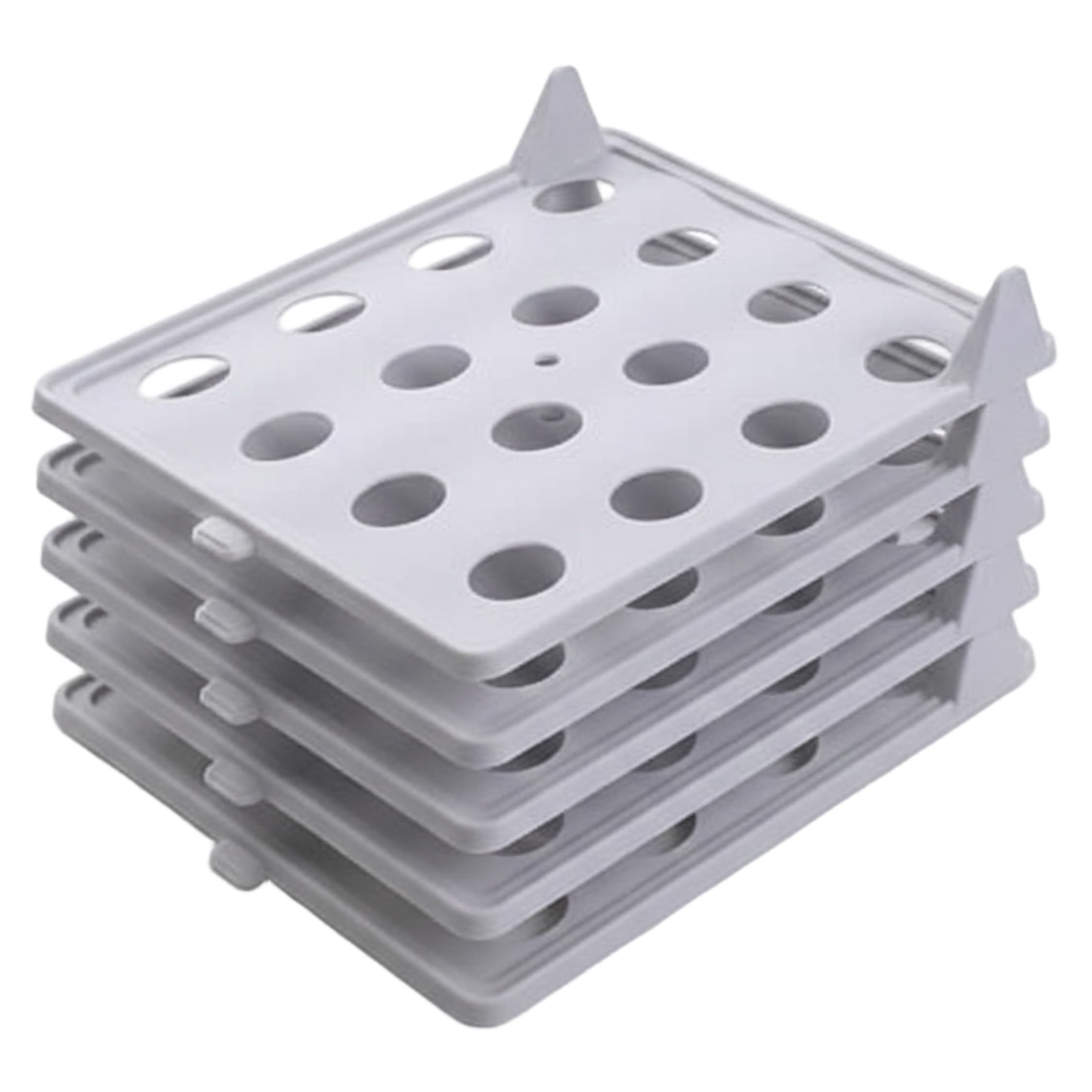 Uanqfegy Shirt Folder - 5pcs Stackable Shirt Organizer, Gray Plastic Clothing Folding Board for T-Shirts Shirts Pants Sweaters