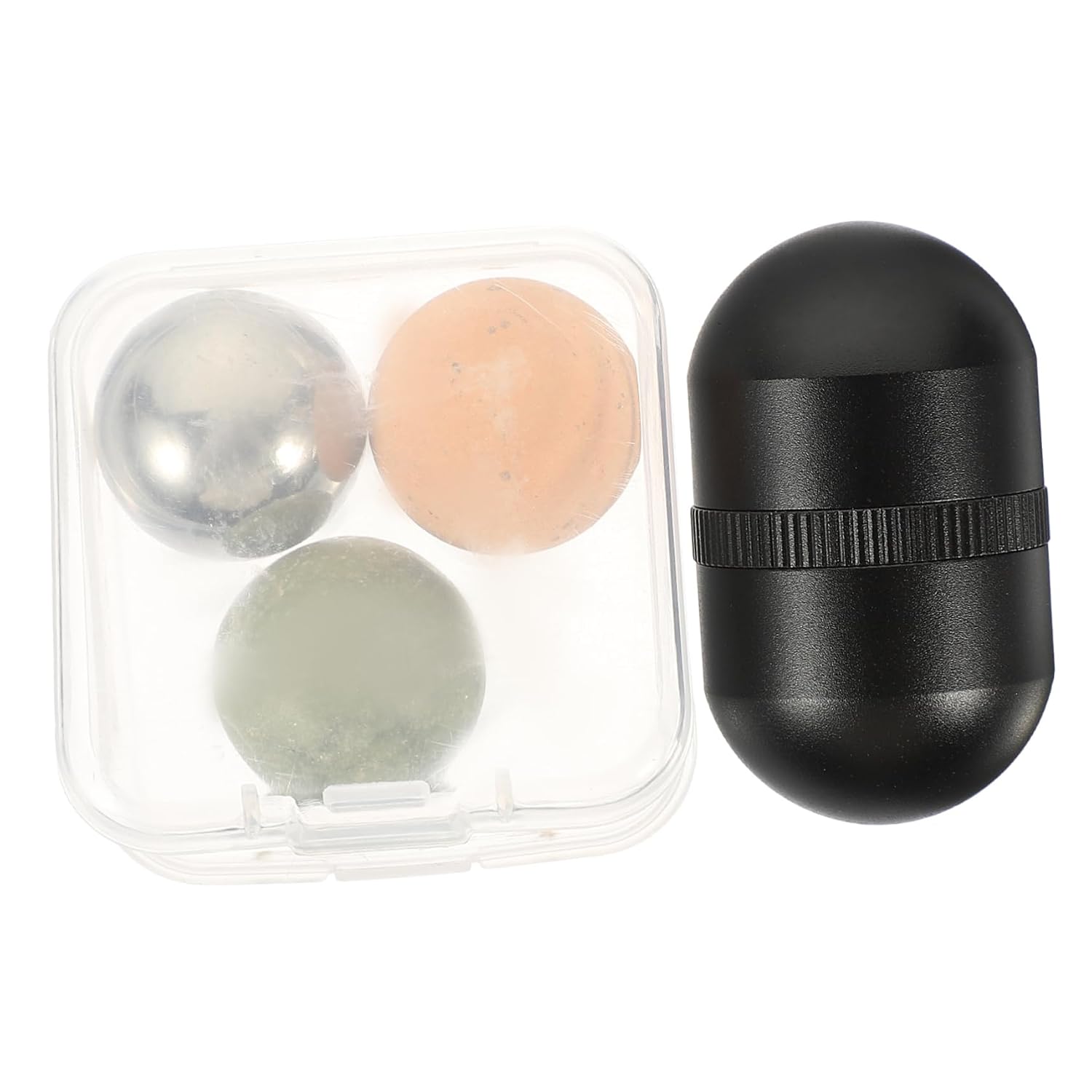 Jade Rolling Massager Face Neck Roller for Beauty of Facial Beauty Roller Jade Rolling Massager Ball Neck Massage Supplies