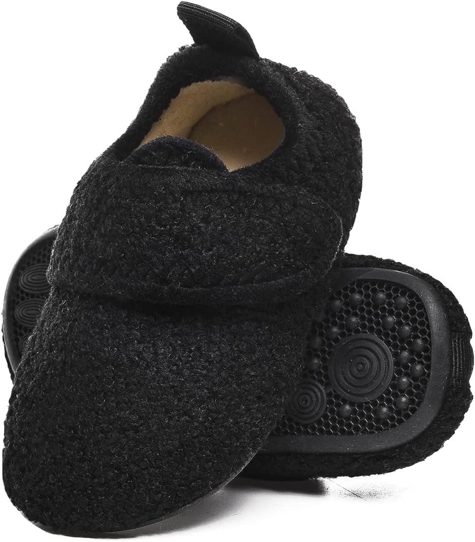 ditont Toddler Slippers Non-Slip Lightweight Comfortable Kids Indoor Grip House Home Shoes for Boys Girl