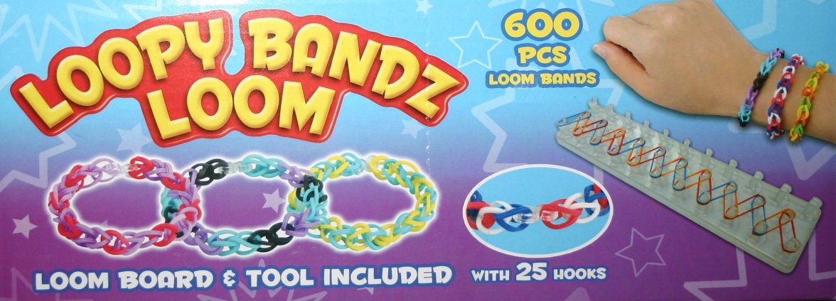 Toyland® Set Completo Per Telaio Elastico: 1800 Cinturini In Silicone, Clip A C, Ciondoli E Gancio, Giocattolo Creativo Per Bambini 8+