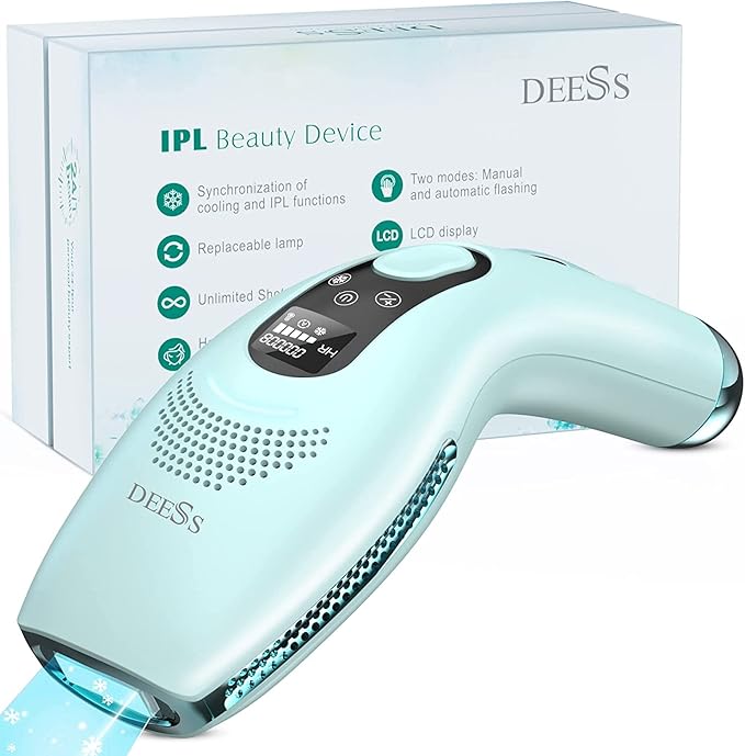 DEESS ICE Cool IPL Laser Hair Removal System GP590,0.9s/Flash Fastest