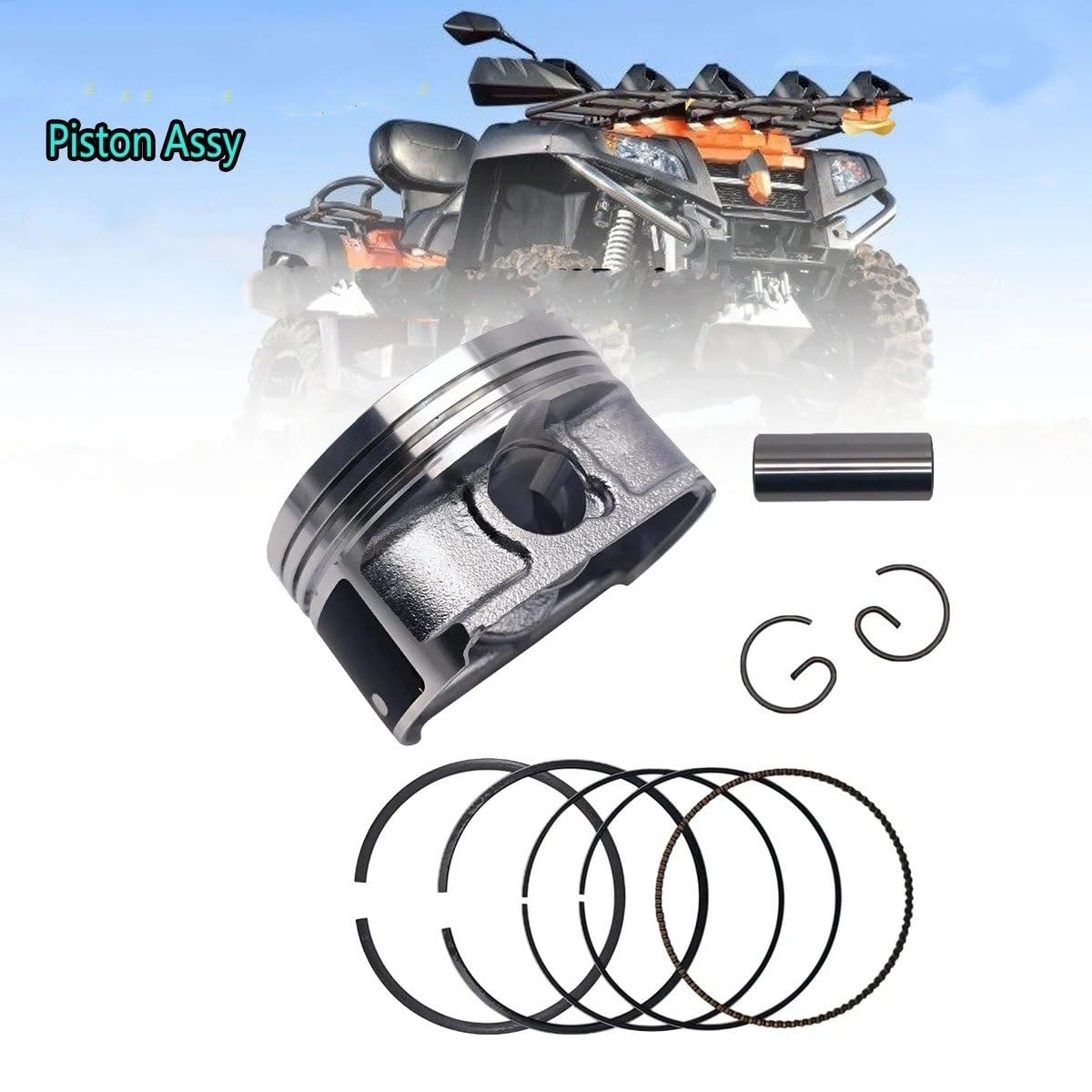 Cilindro Per CF CF800 Per X8 ATV UTV 2V91W Parti Motore Pistone Assy Sostituzione Motore Riparazione 0800-0400B0-0001 0800-0400B0-0002 90.96mm Pistone(PISTON 1)