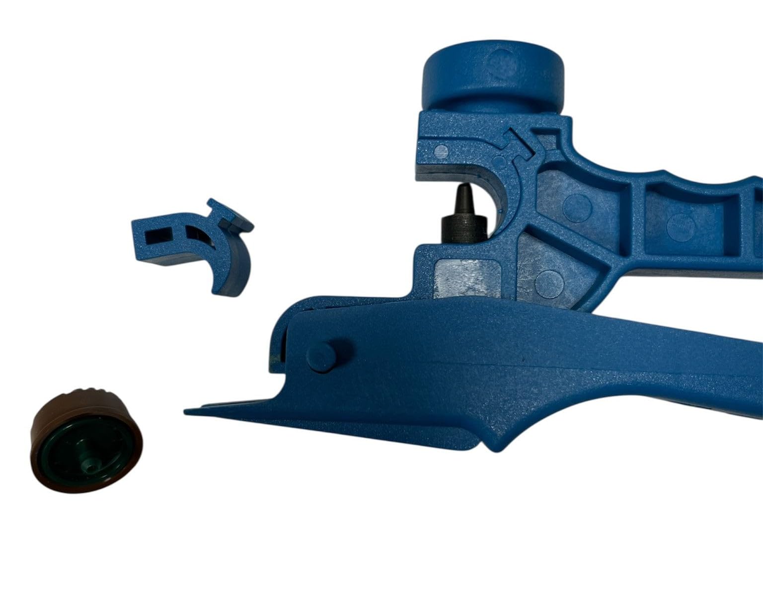 Sacabocados pistola pinza de goteo, para goteros tipo navia o membrana. Válido para mangueras de 12 16 y 20 mm.