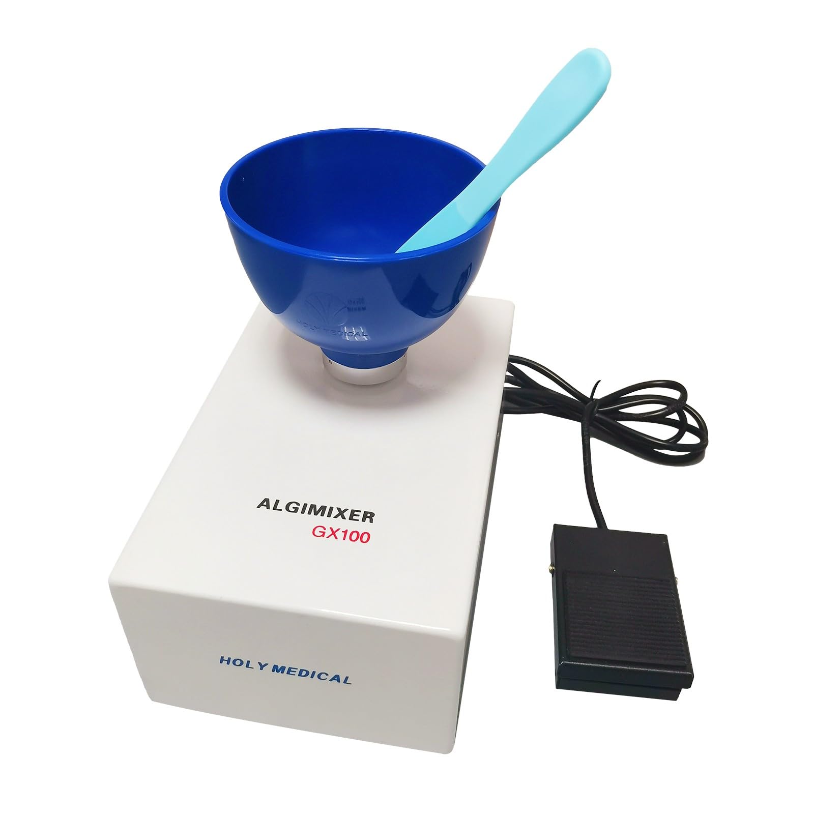 Lab Multifunctional Alginate Mixing Machine Automatic Blender GX100 with Foot Pedal Control Alginate Plaster Mixer