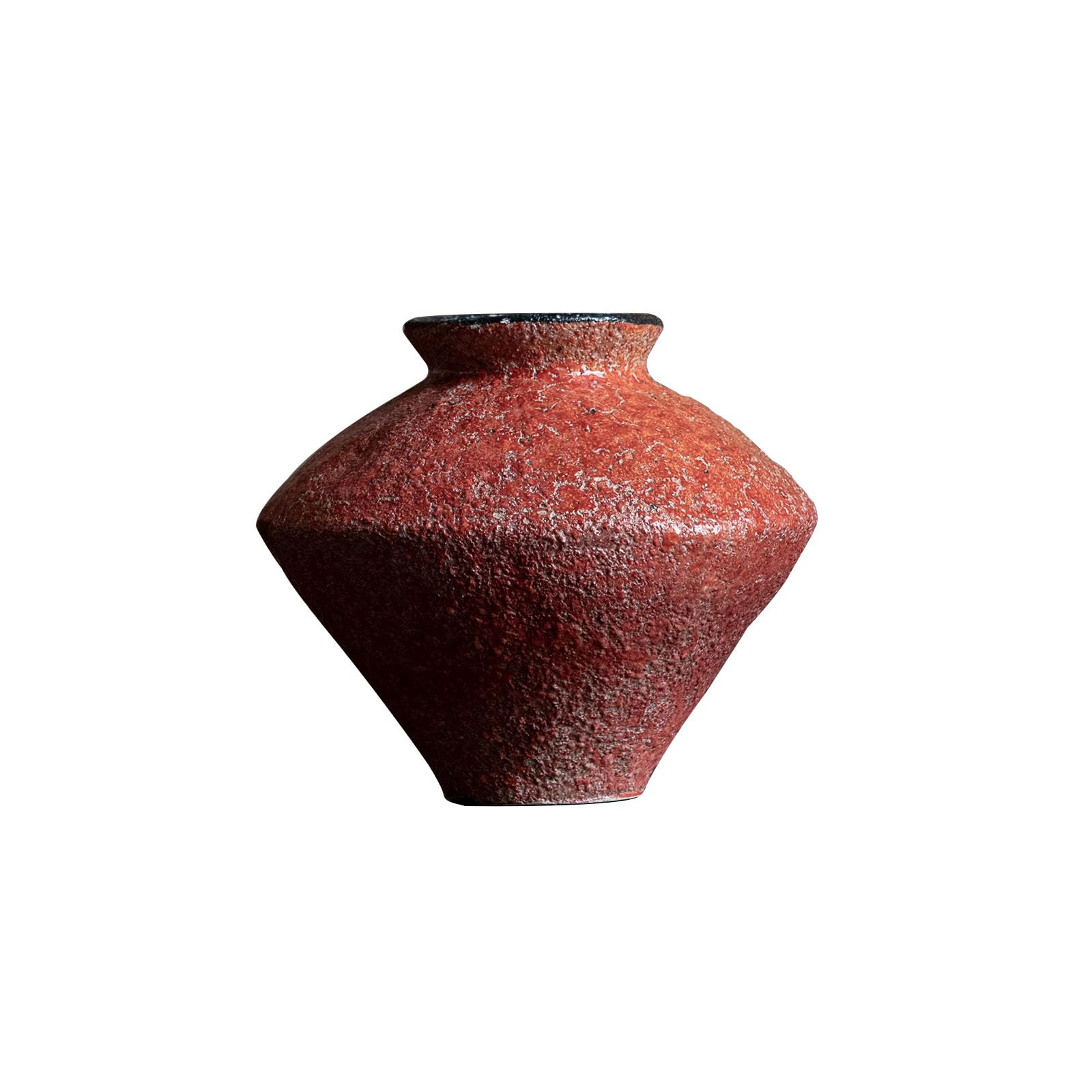 Nzzkoides D Countertop Art Ceramic Vases, Vintage Rie Flower Vases, Ornaments For Living Room, Bedroom, Entrance Hall, Shelf, Hotel, Various Styles(Size:19 * 19 * 16Cm,Color:d)