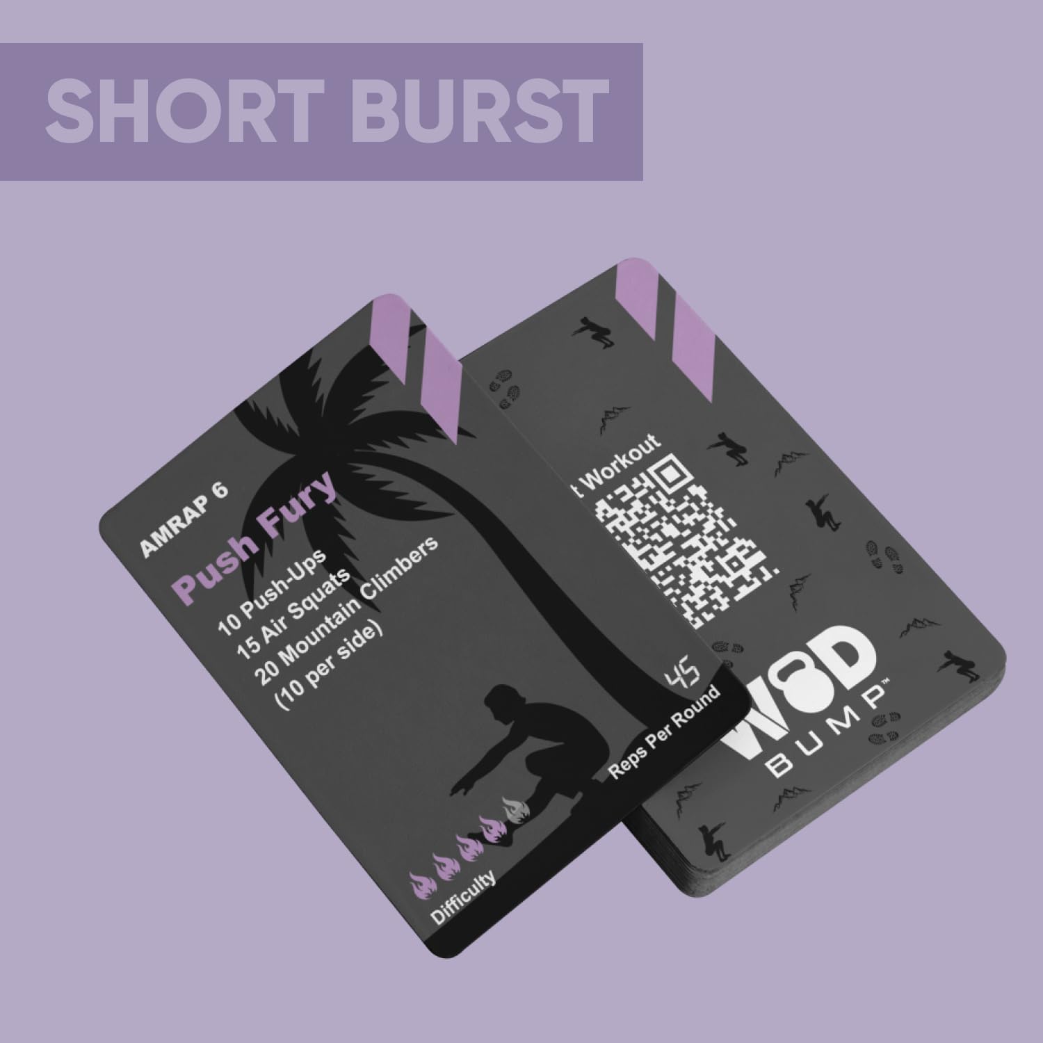 Bodyweight No Equipment Workout Cards - Functional Fitness Routine Deck for All Skill Levels | Portable Planner & Workout Tracker