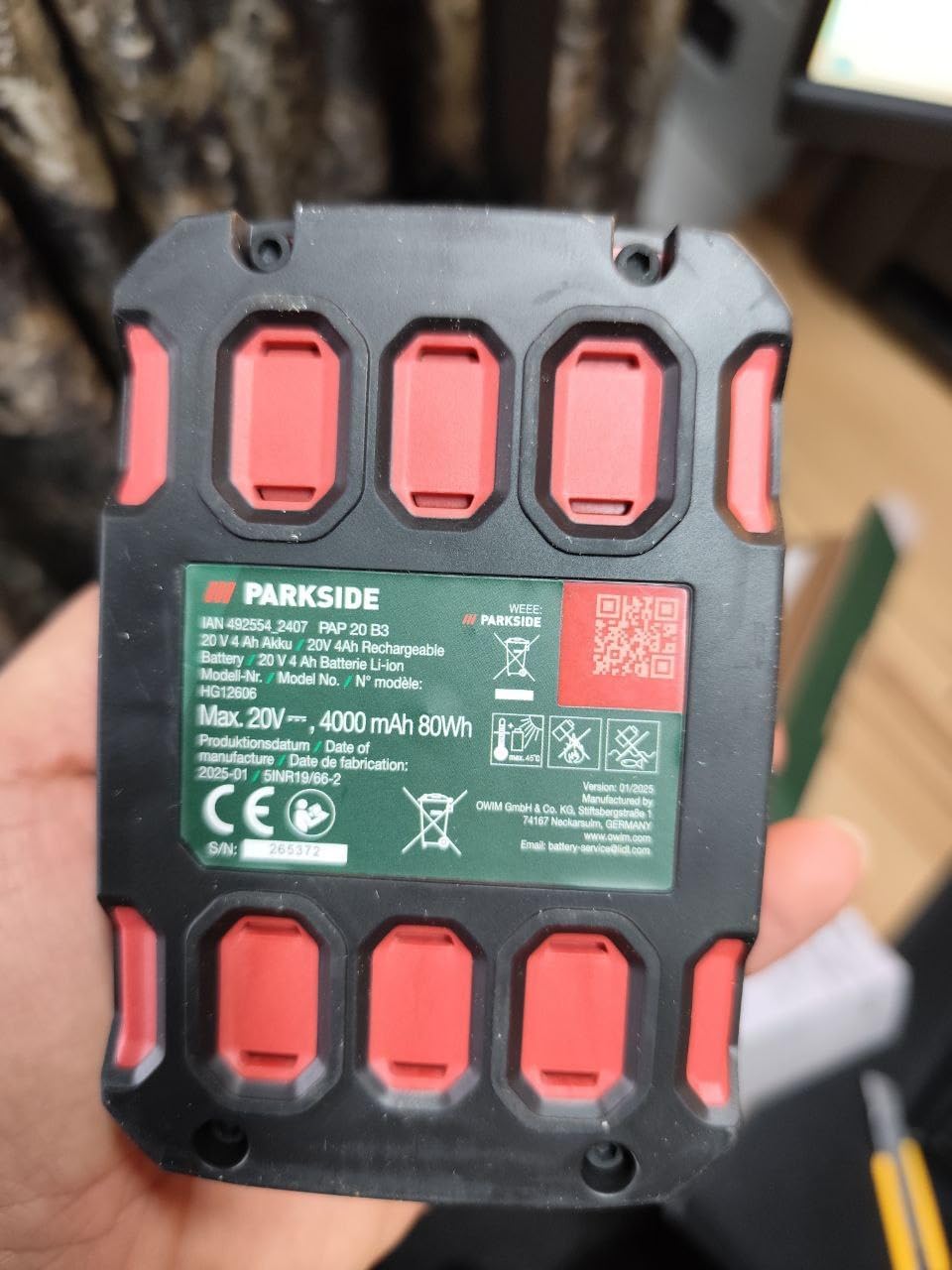 Blinking Parkside Battery Not Charging MX 24V Fast Charger