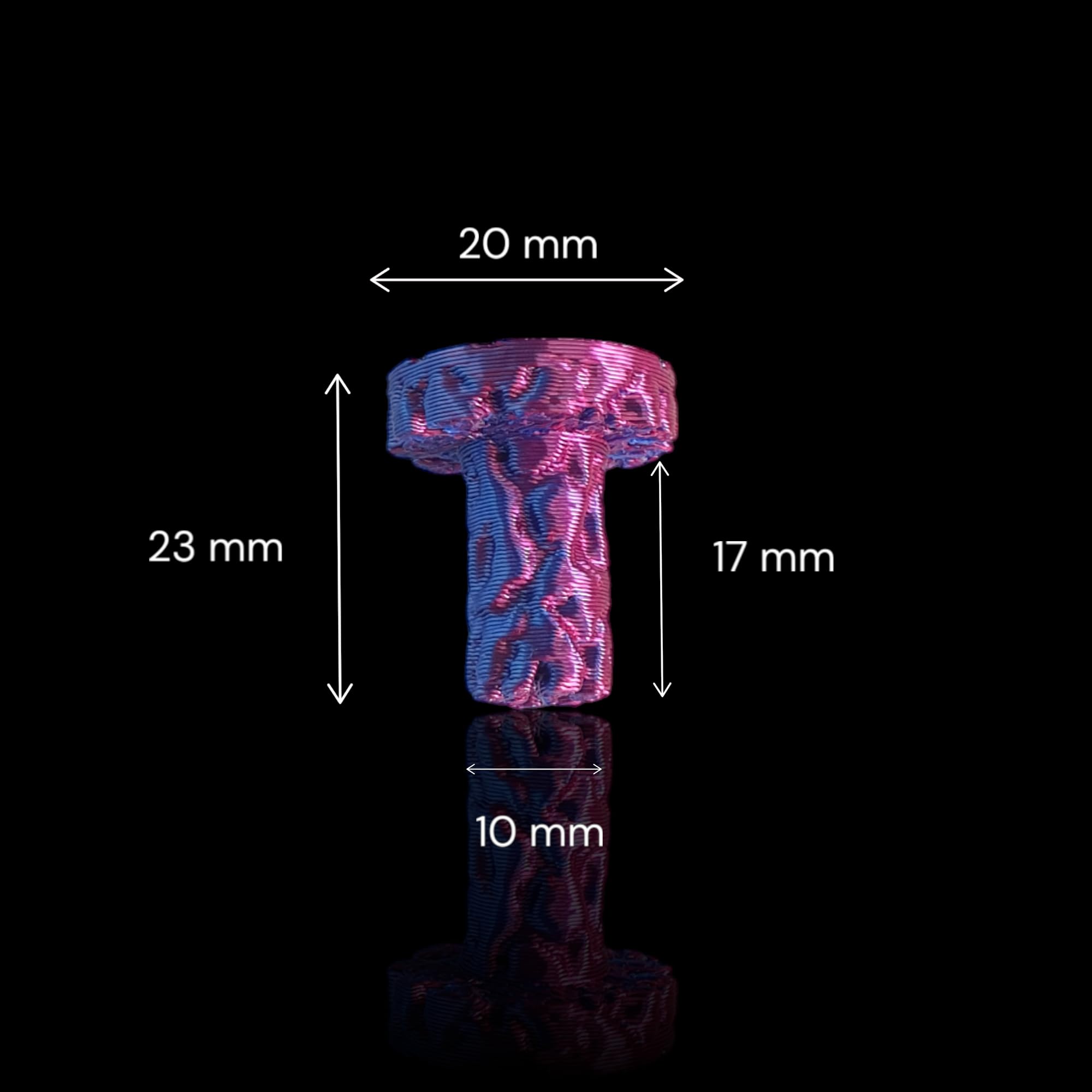 10 x Alien Special Edition Frag Plugs Blue/Green (Pink/Blue), Pink / Blue, 23 x 20 x 10 mm - Image 3