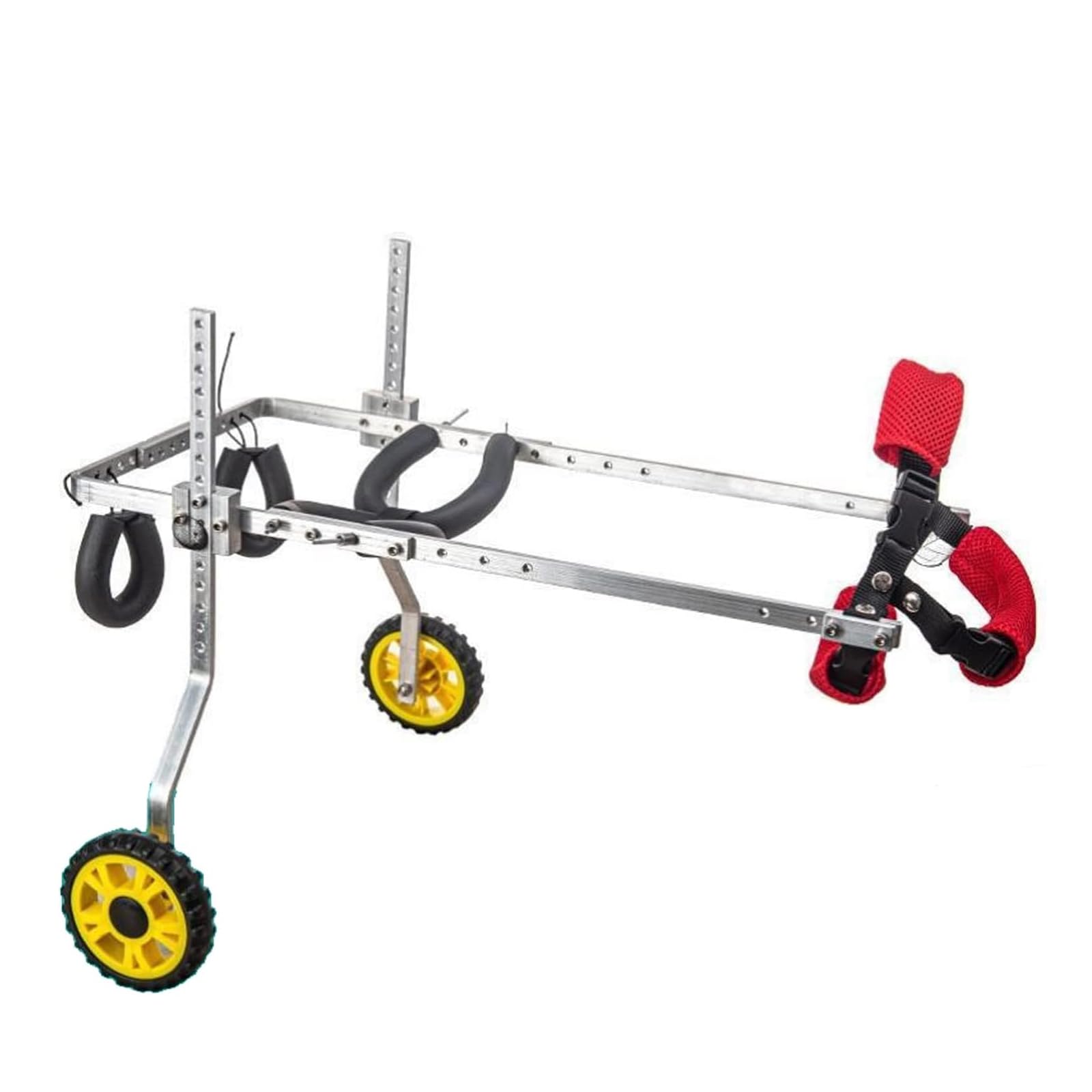 Fauteuil roulant pour chien réglable avec roues de rééducation active