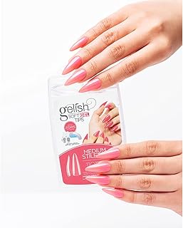 Gelish Soft Gel Nail Tips, 110 CT. (Medium Stiletto) Gel Tips, Tips For Gel Nails, Nail Tips For Gel Nails